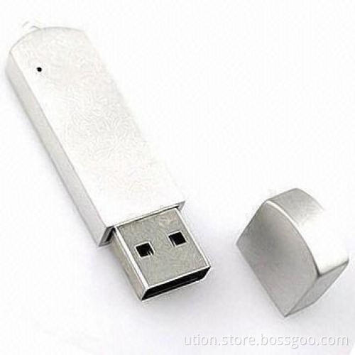 Metal USB Flash Drive with 4GB Memory Stick and LED Indicator, Ideal as Promotional Gifts Purposes